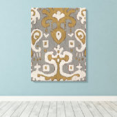 Toile Ochre Ikat I (Insitu (Plancher de Bois))