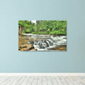 Toile Ocqueoc Falls, Michigan (Insitu (Plancher de Bois))