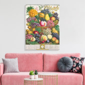 Toile Octobre, à partir de "Douze mois de fruits" (Insitu(Salon))