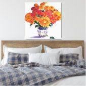 Toile Octobre Chrysanthèmes (Insitu(Chambre))
