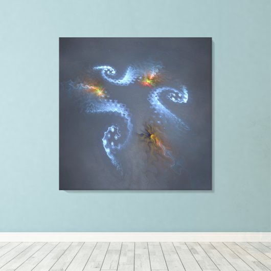 Toile Octoespace (Insitu (Plancher de Bois))