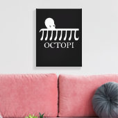 Toile Octopi - Funny Pi Octopus Math (Insitu(Salon))
