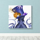 Toile Octopus avec Casquette nautique (Insitu (Plancher de Bois))