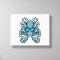 Octopus avec lunettes de soleil