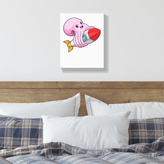 Toile Octopus avec Rocket (Insitu(Chambre))