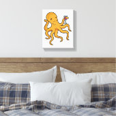 Toile Octopus avec verre de jus (Insitu(Chambre))