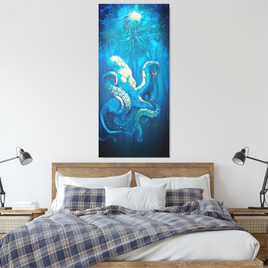 Toile Octopus doré (Insitu(Chambre))