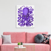 Toile Octopus pourpre (Insitu(Salon))