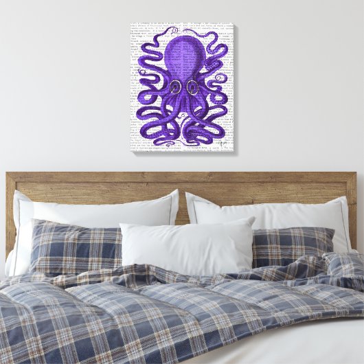 Toile Octopus pourpre (Insitu(Chambre))