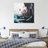 Toile Octopus Skull Tarot Oracle Cartes Witchy AI Art (Insitu(Chambre))