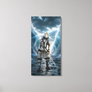 Toile Oda Nobunaga Armure de Samouraï Eau 16x32