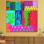 Toile Ode à la Collage de Matisse (Insitu(Salon))