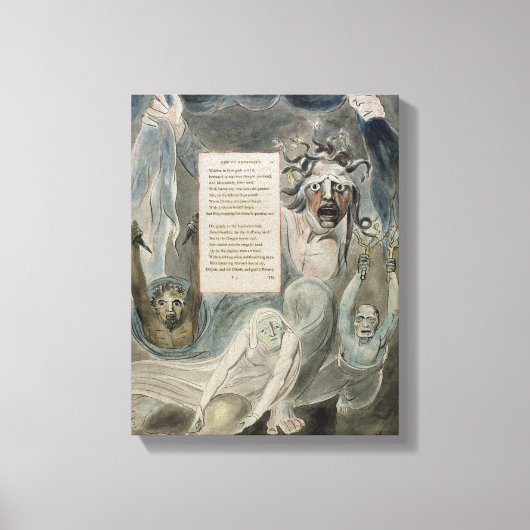 Toile Ode à l'adversité, de 'The Poems of Thomas Grey', (Recto)