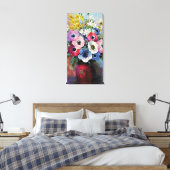 Toile Odilon Redon Anémones - Symbolisme d'art (Insitu(Chambre))