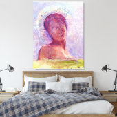 Toile Odilon Redon, les yeux clos 1889 (Insitu(Chambre))
