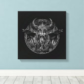 Toile Odin et ses ravins Huginn et Muninn (Insitu (Plancher de Bois))