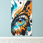 Toile Oeil Abstrait artistique (Insitu (Plancher de Bois))