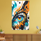 Toile Oeil Abstrait artistique (Insitu(Salon))