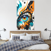 Toile Oeil Abstrait artistique (Insitu(Chambre))