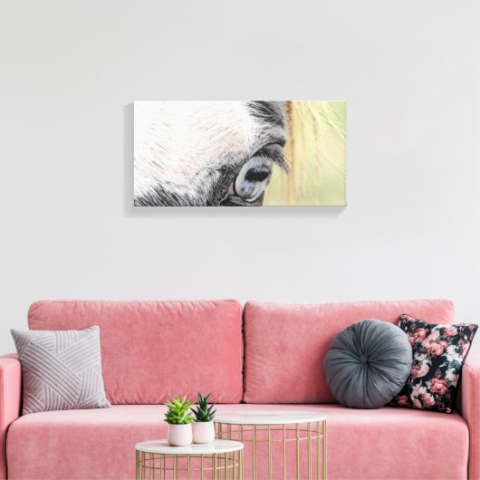 Toile Oeil bleu (Insitu(Salon))