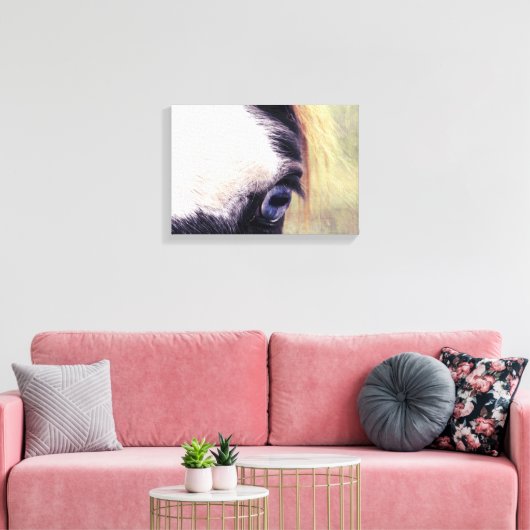 Toile Oeil bleu (Insitu(Salon))