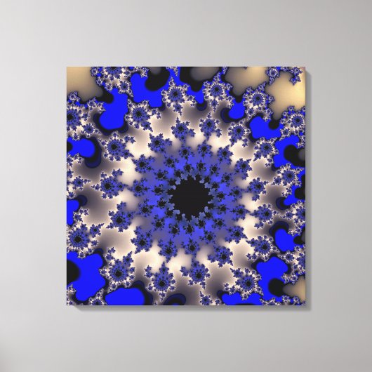Toile OEil bleu et argent (Recto)