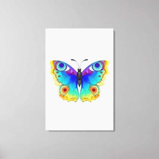 Toile Oeil de paon arc-en-ciel (Recto)