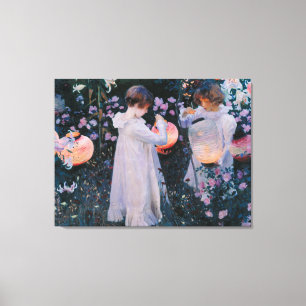Toile Œillet Lys Lys Rose John Singer Sargent Art
