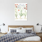 Toile Oeillets : 1.Caryophyllus multiplex flore albo ; 2 (Insitu(Chambre))