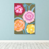 Toile Œillets fleurs (Insitu (Plancher de Bois))