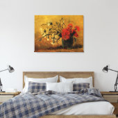 Toile Oeillets rouges et blancs par Vincent van Gogh (Insitu(Chambre))