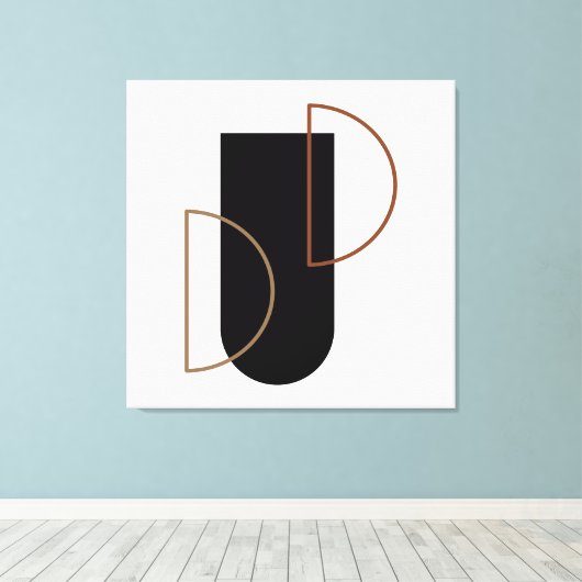 Toile OEuvre Abstraite (Insitu (Plancher de Bois))