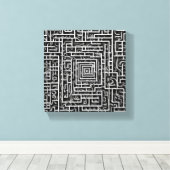 Toile OEuvre Abstraite (Insitu (Plancher de Bois))