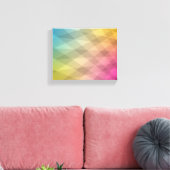 Toile Oeuvre Abstraite CMJN (Insitu(Salon))