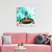Toile Oeuvre Abstraite de tortue (Insitu(Salon))