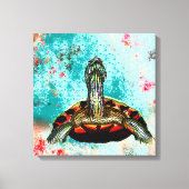 Toile Oeuvre Abstraite de tortue (Recto)