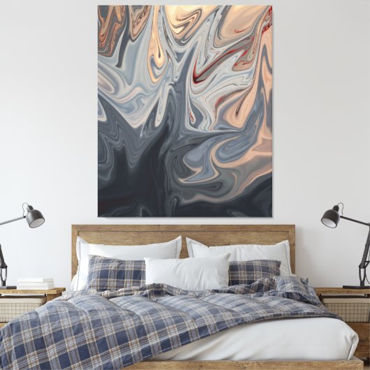 Toile OEuvre Abstraite | Meilleur art moderne (Insitu(Chambre))