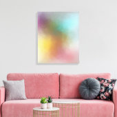 Toile Oeuvre Abstraite tendance Rouge Jaune Vert Bleu (Insitu(Salon))