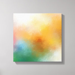 Toile Oeuvre d'art Abstrait moderne et tendance colorée
