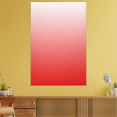 Toile OEuvre d'art blanc rouge (Insitu(Salon))