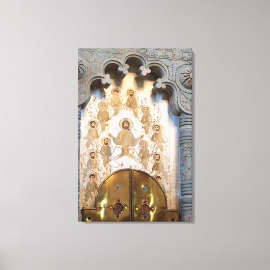 Toile Œuvre d'art chrétienne de saint (Recto)