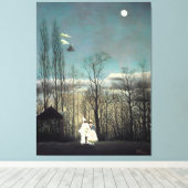 Toile Œuvre d'art de Henri Rousseau (Insitu (Plancher de Bois))