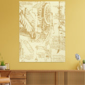 Toile Oeuvre D'Art Leonardo Da Vinci (Insitu(Salon))