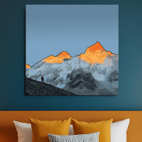 Œuvre d'art motivationnelle Lever de soleil sur l'