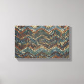 Toile Œuvre d'art murale à motif géométrique dynamique (Recto)