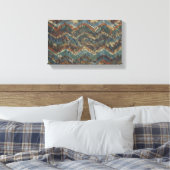 Toile Œuvre d'art murale à motif géométrique dynamique (Insitu(Chambre))