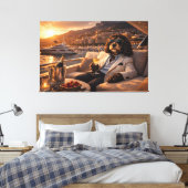 Toile Œuvre d'art murale de Cockapoo de luxe – Style de  (Insitu(Chambre))