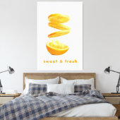Toile Œuvre d'art murale de fruits Splash d'été (Insitu(Chambre))