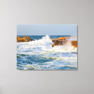 Toile Œuvre d'art murale de paysage côtier