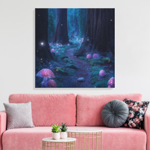 Toile Œuvre d'art murale Divine Path – Paysage de voyage